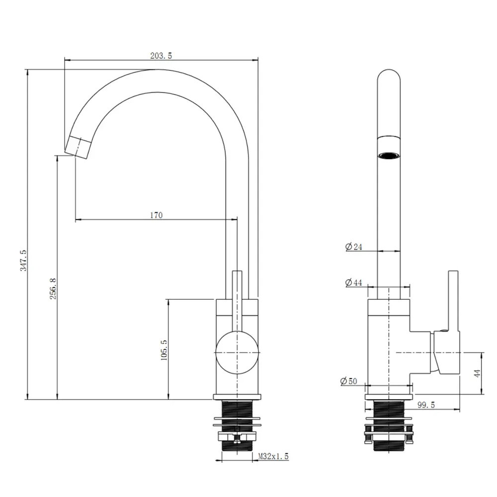 Aquaperla Standard Kitchen Mixer