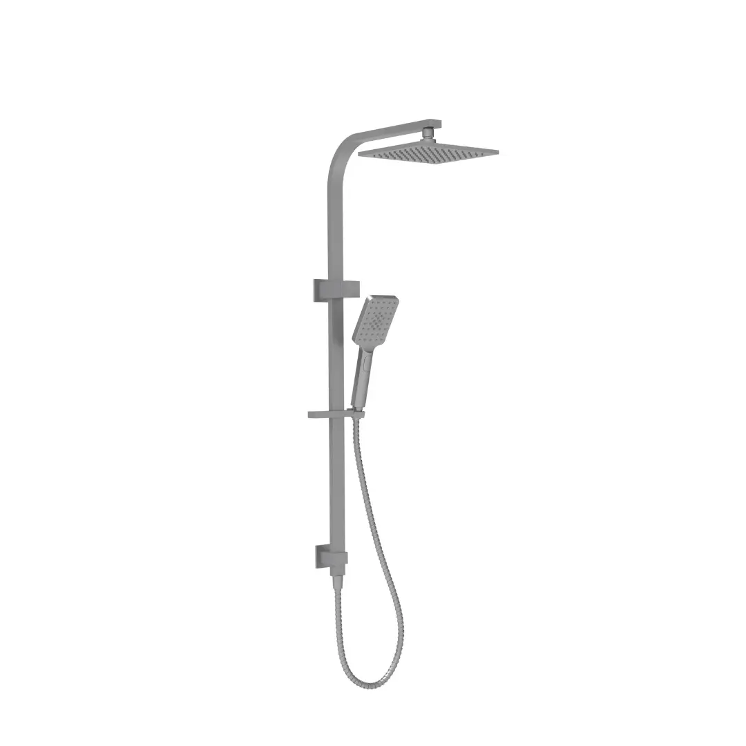 Eden Shower Set Multifunction 200mm - Gun Metal