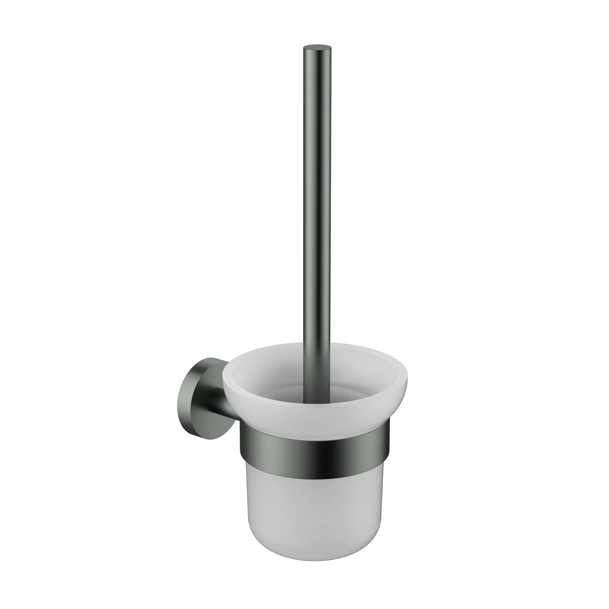 Otus Slimline SS304 Toilet Brush Set - Gun Metal
