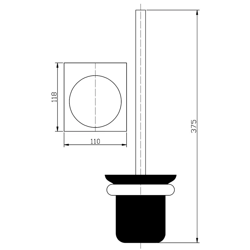 Cora Toilet Brush Holder