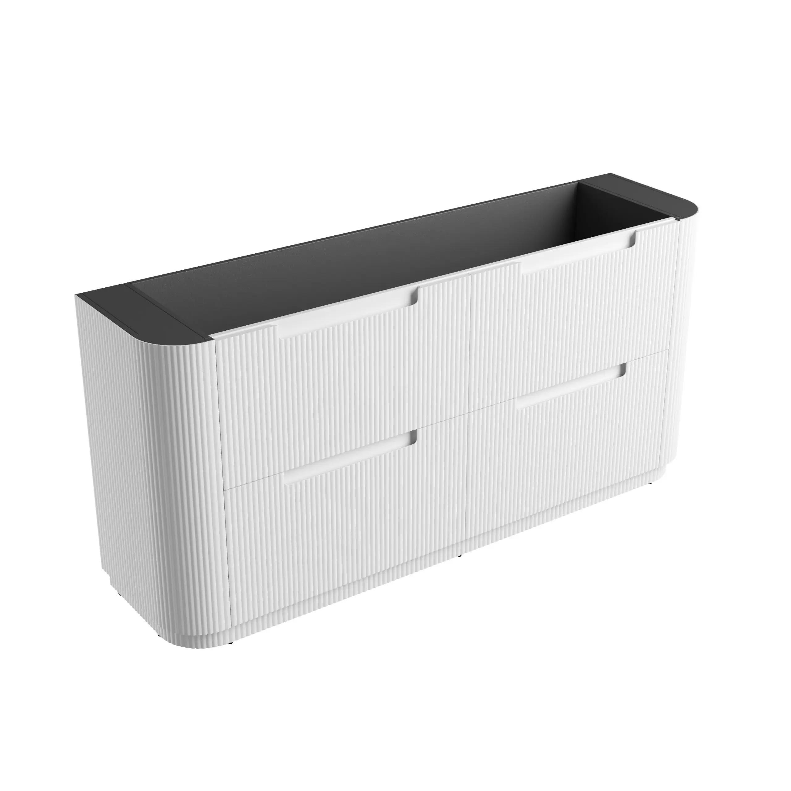 Aulic Curva Matte White  Floor Standing Vanity 1800mm