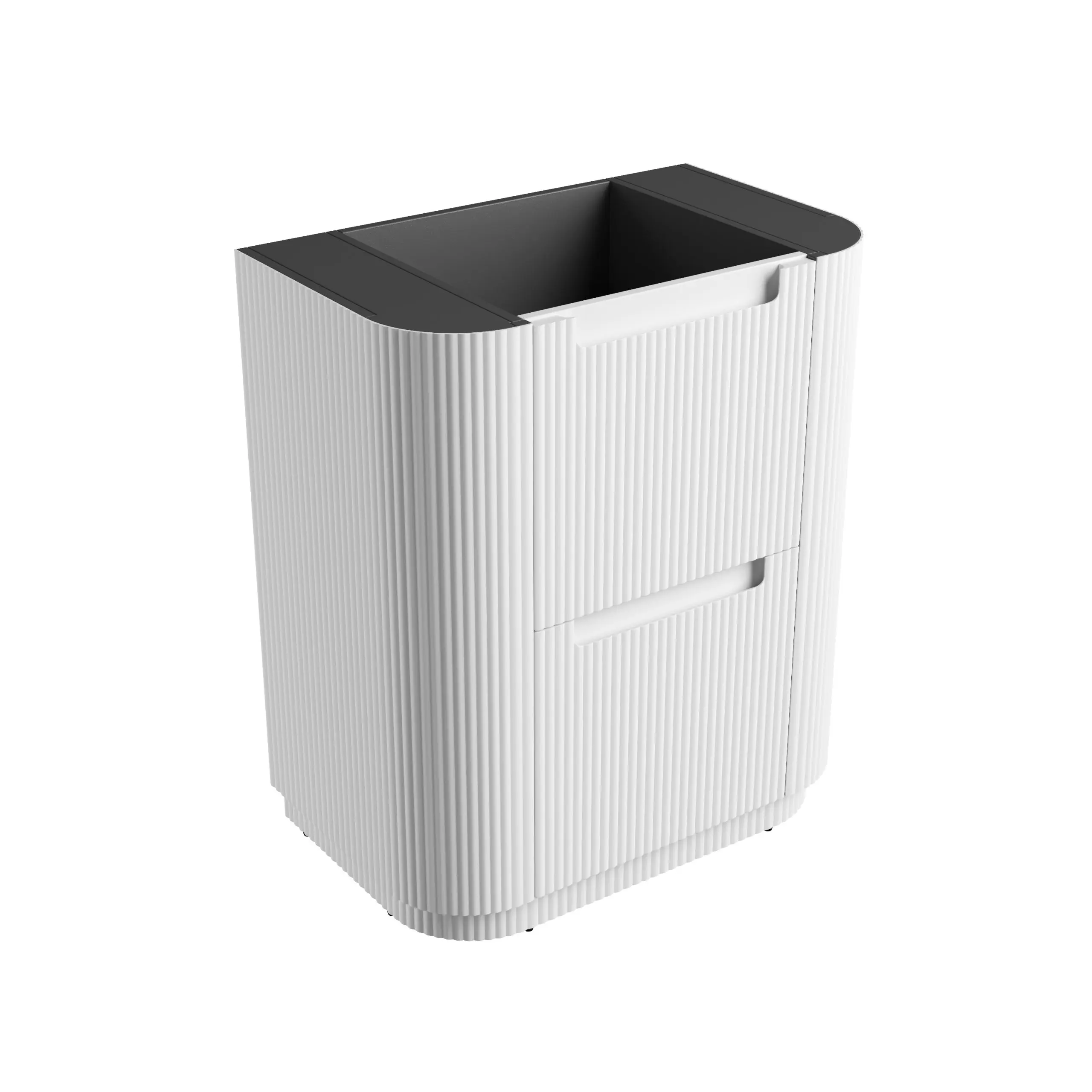 Aulic Curva  Matte White Floor Standing Vanity 900mm