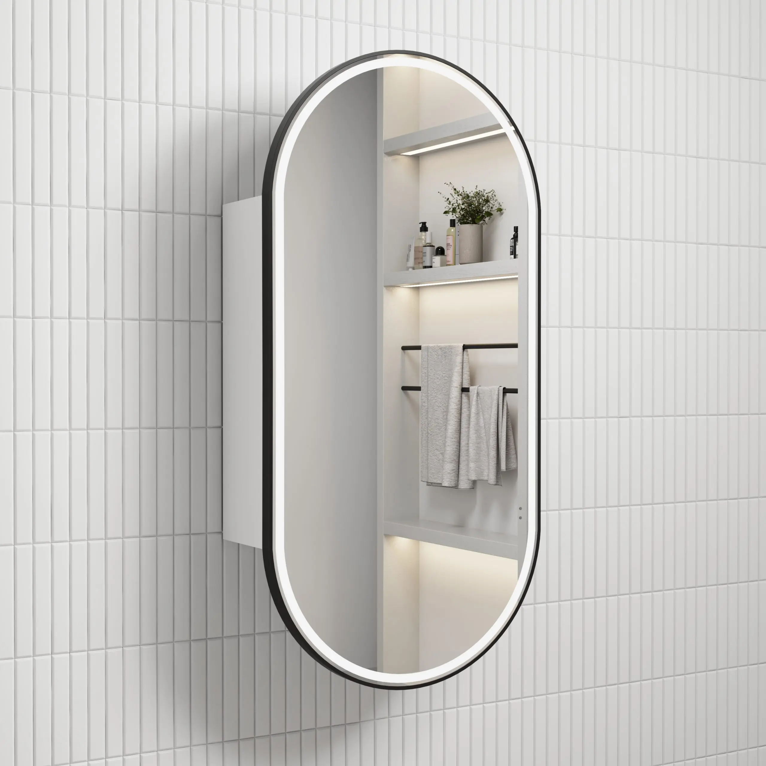 Beau Monde LED Shaving Cabinet