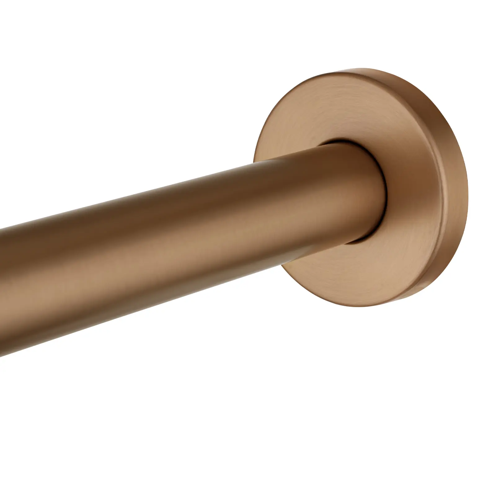 Aquaperla 400mm Brushed Copper Wall Shower Arm
