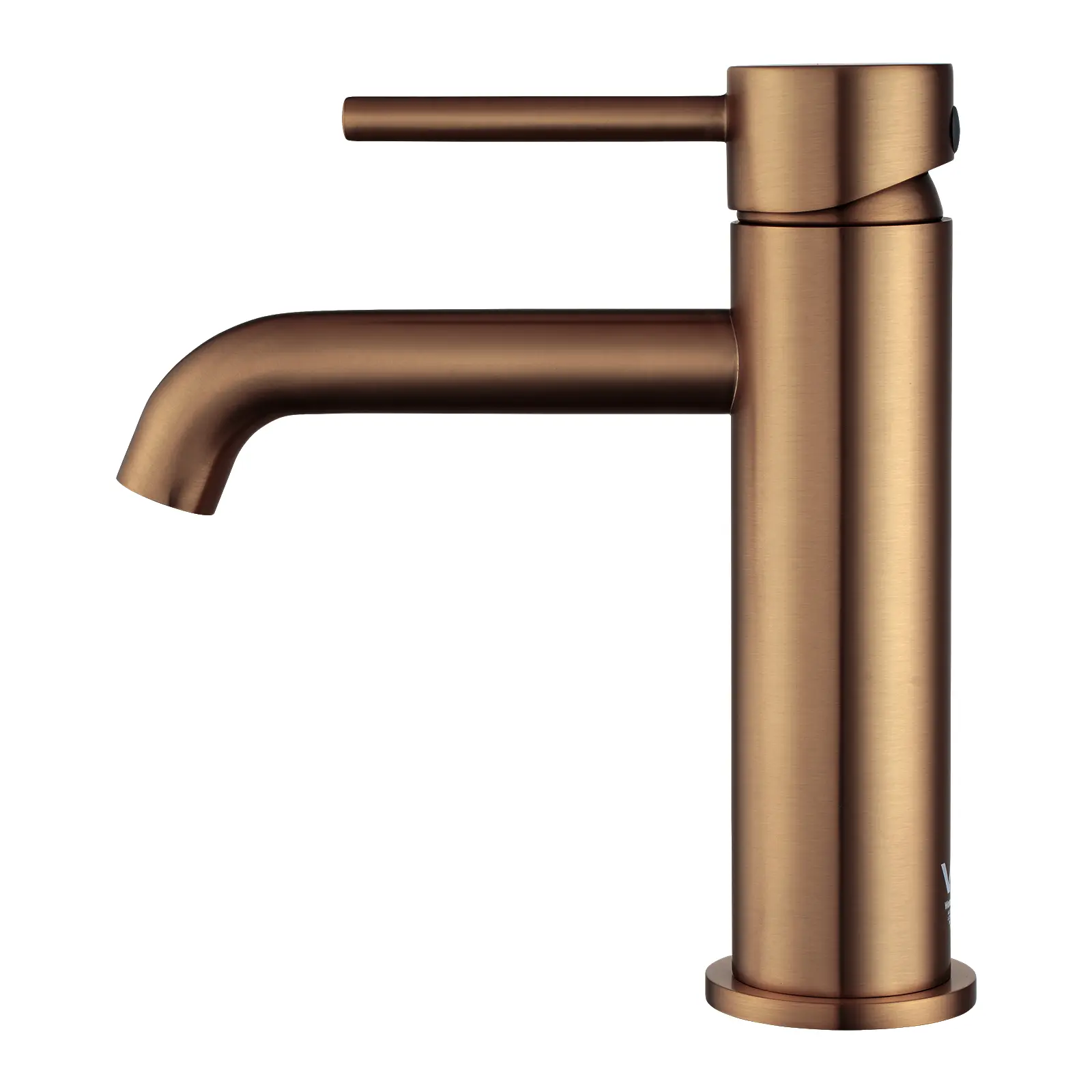 Aquaperla LUCID PIN - Brushed Copper Basin Mixer