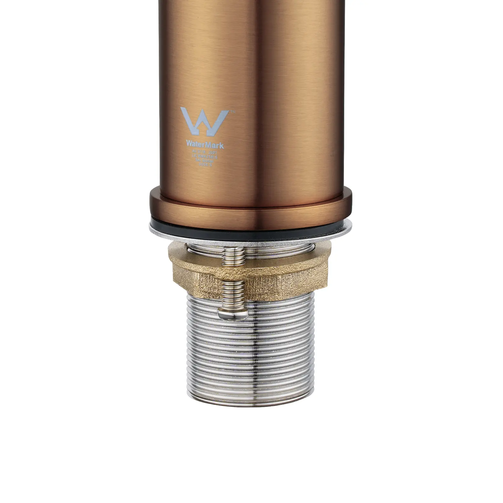 Aquaperla LUCID PIN - Brushed Copper Basin Mixer
