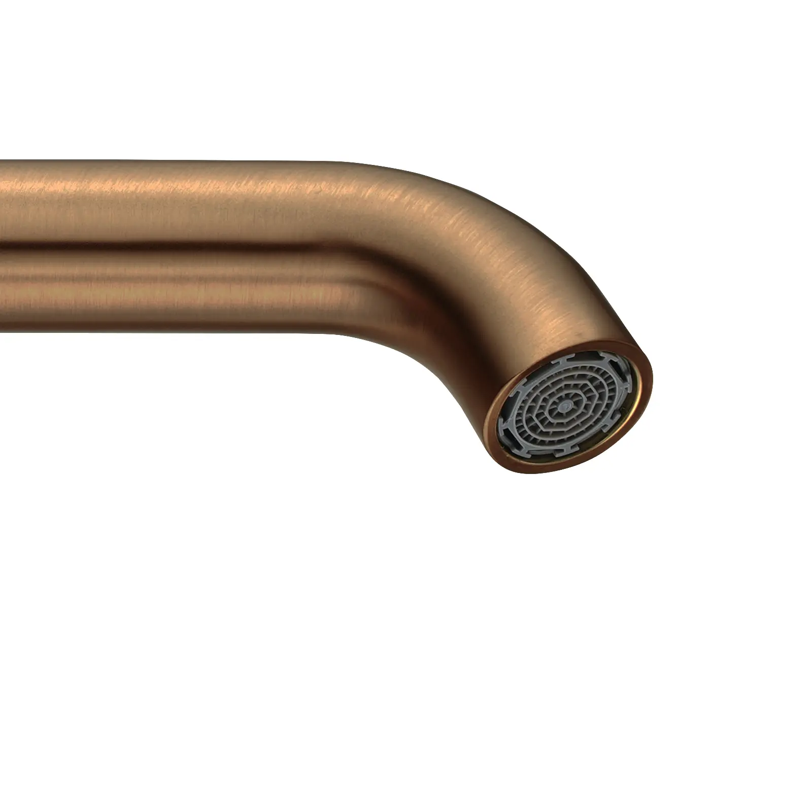 Aquaperla LUCID PIN Series Round Brushed Copper Tall Basin Mixer