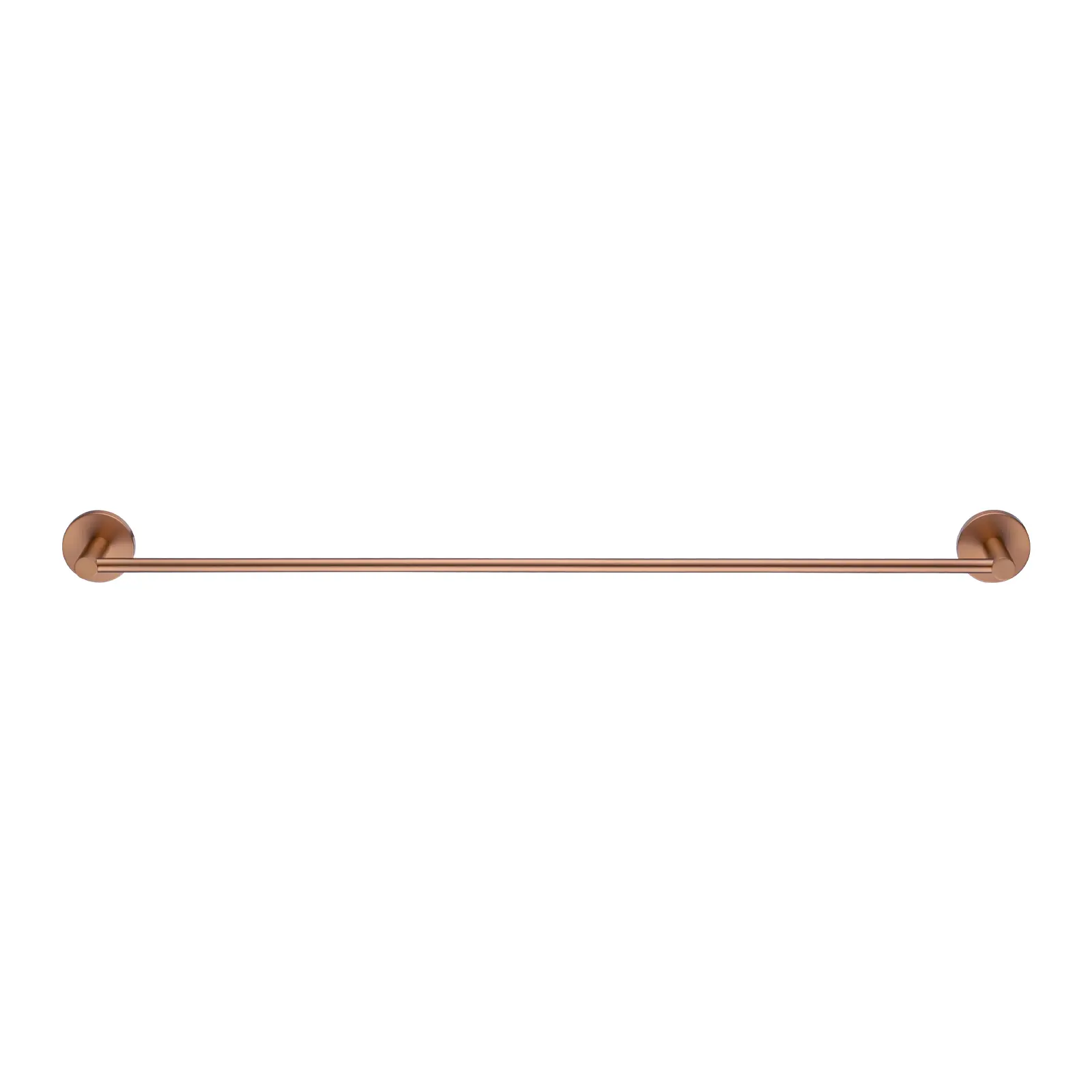 LUCID PIN - 800mm Brushed Copper Cuttable Single Towel Rail