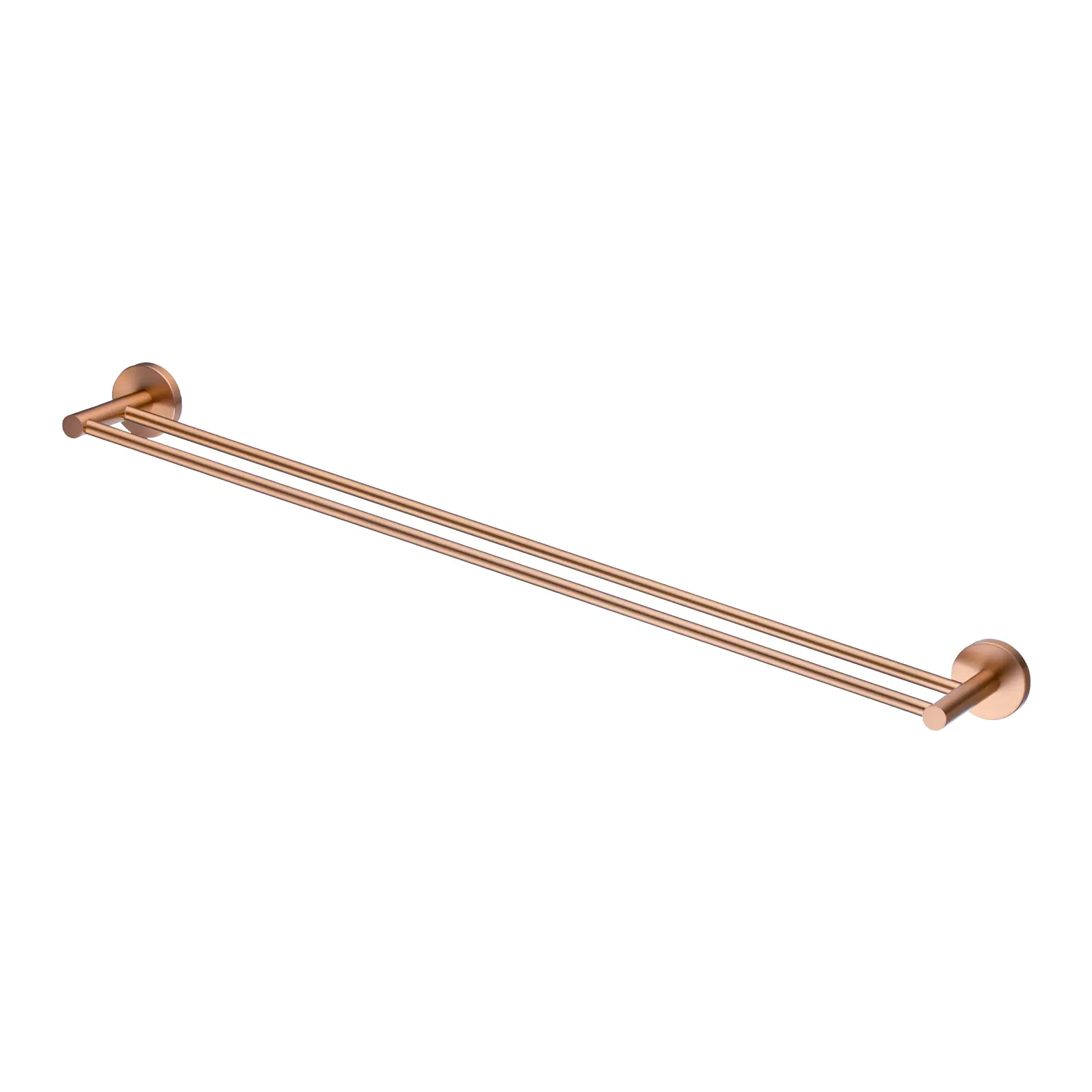 LUCID PIN - Brushed Copper Cuttable Double Towel Rail