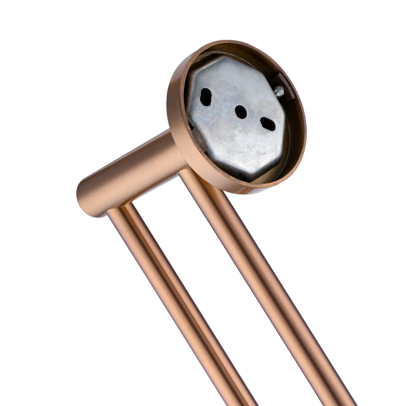 LUCID PIN - Brushed Copper Cuttable Double Towel Rail
