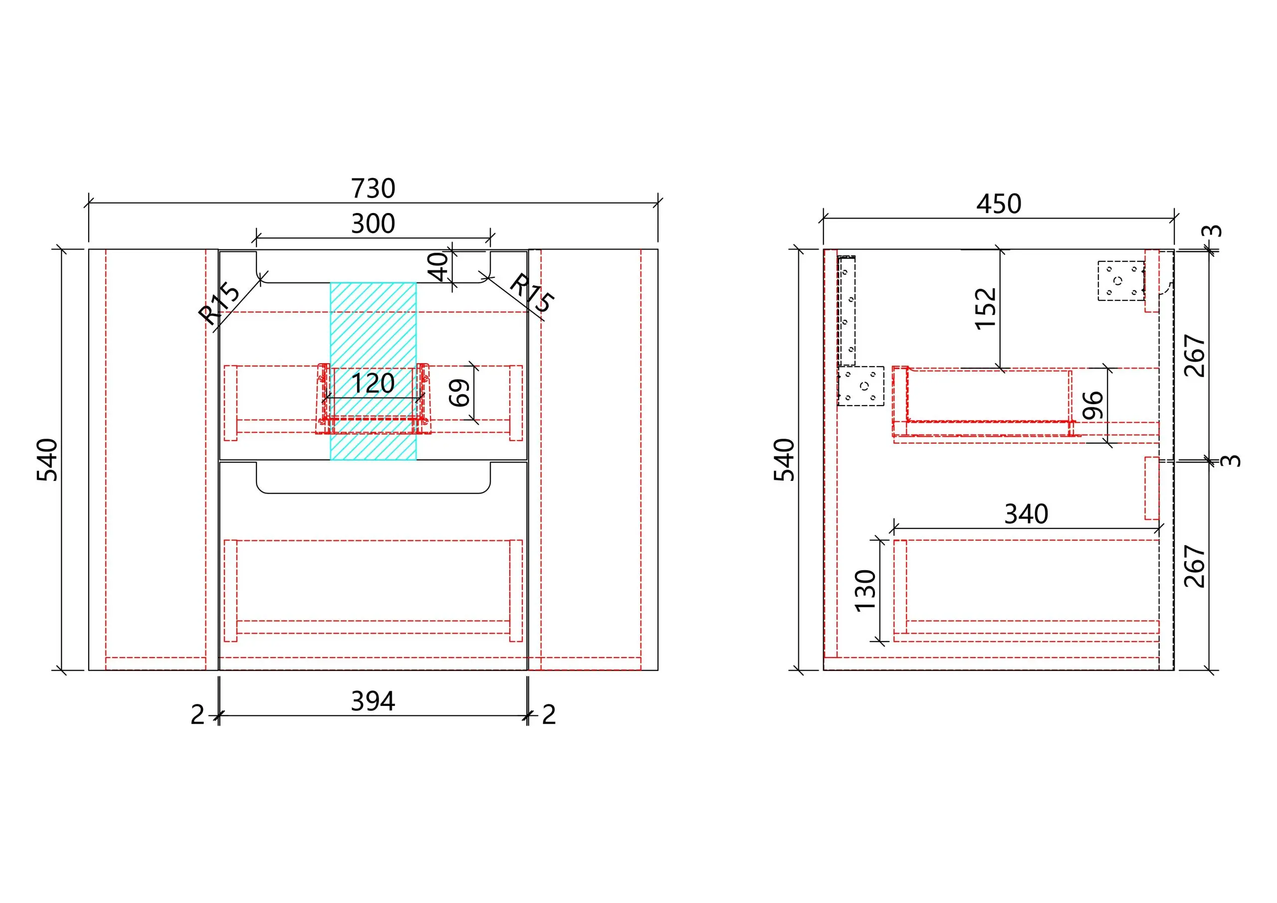 Curva Wall Hung 750mm