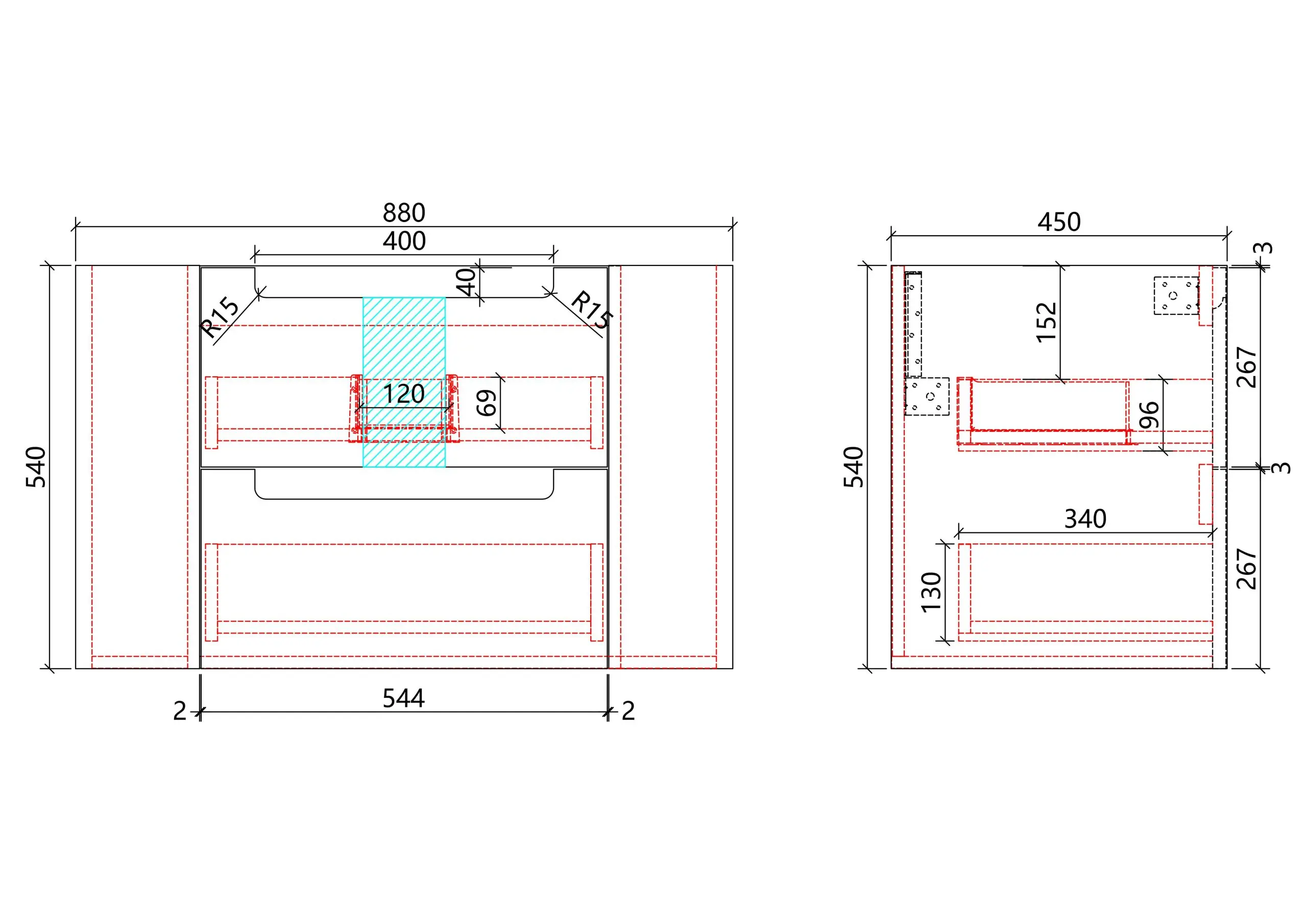 Curva Wall Hung 900mm