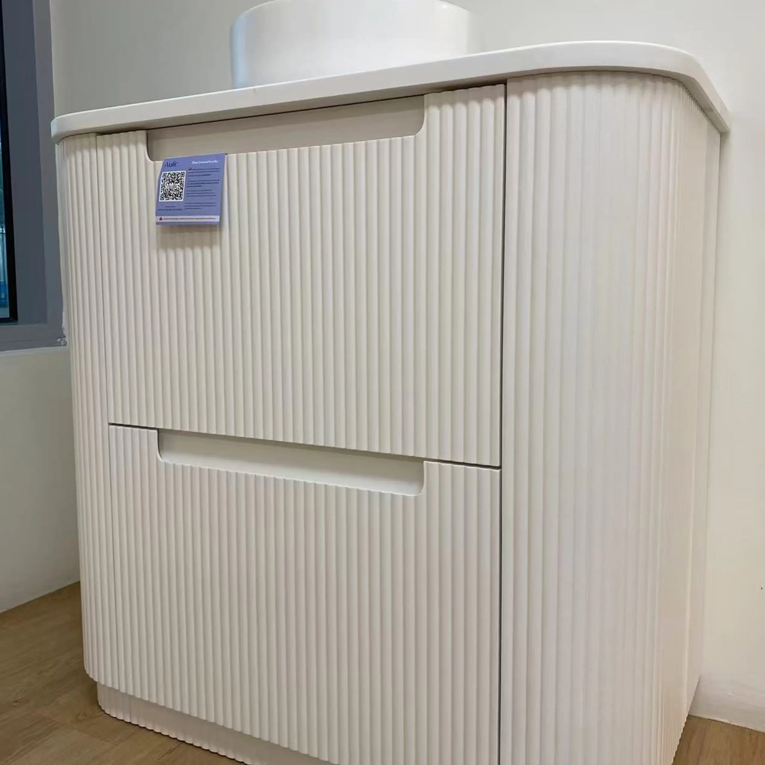 Aulic Curva Matte White  Floor Standing Vanity 1800mm