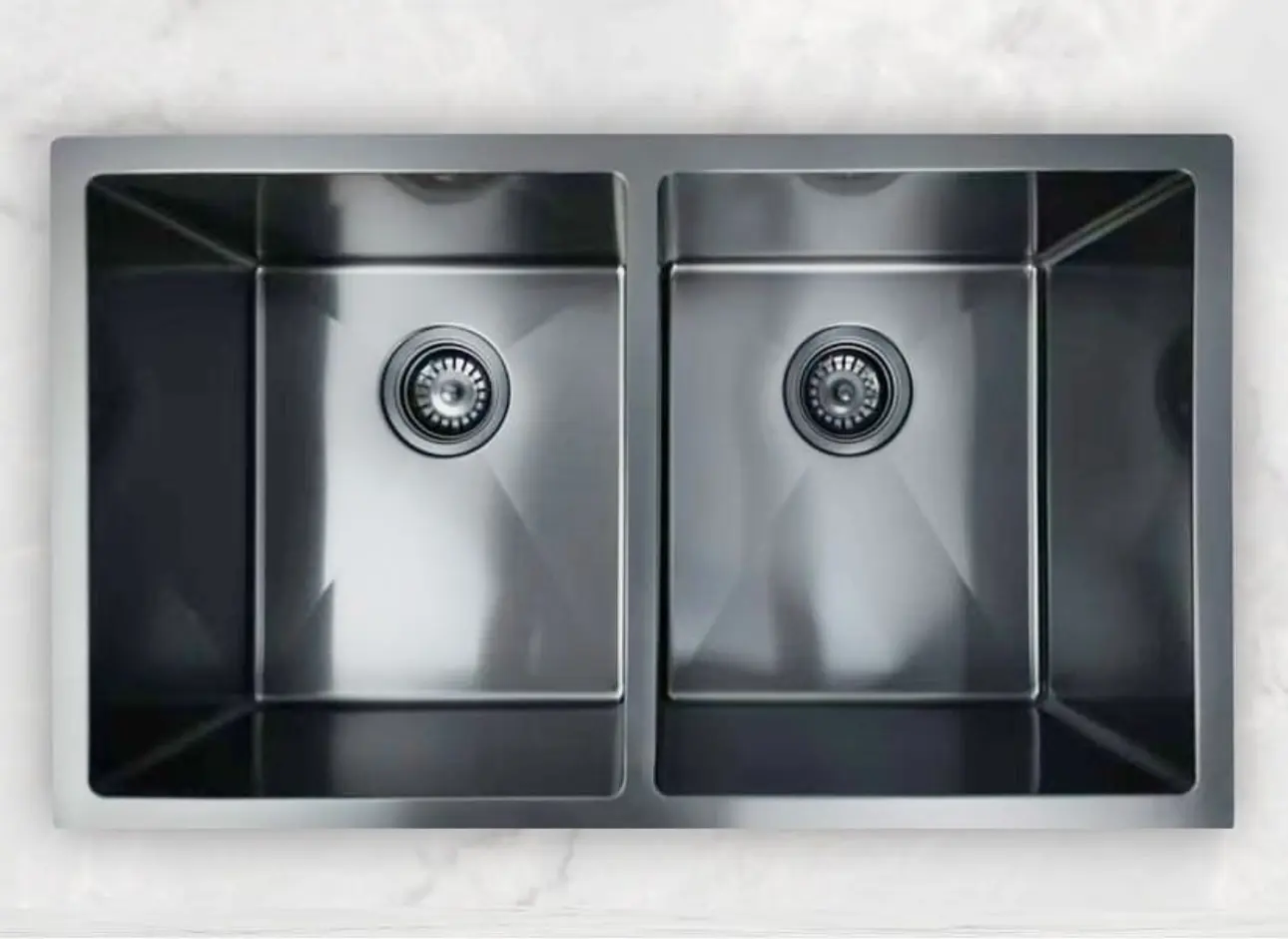 770x450mm Handmade Stainless Steel Kitchen Sink – 1.2mm Thick | 304 Grade | Available in Multiple Colours