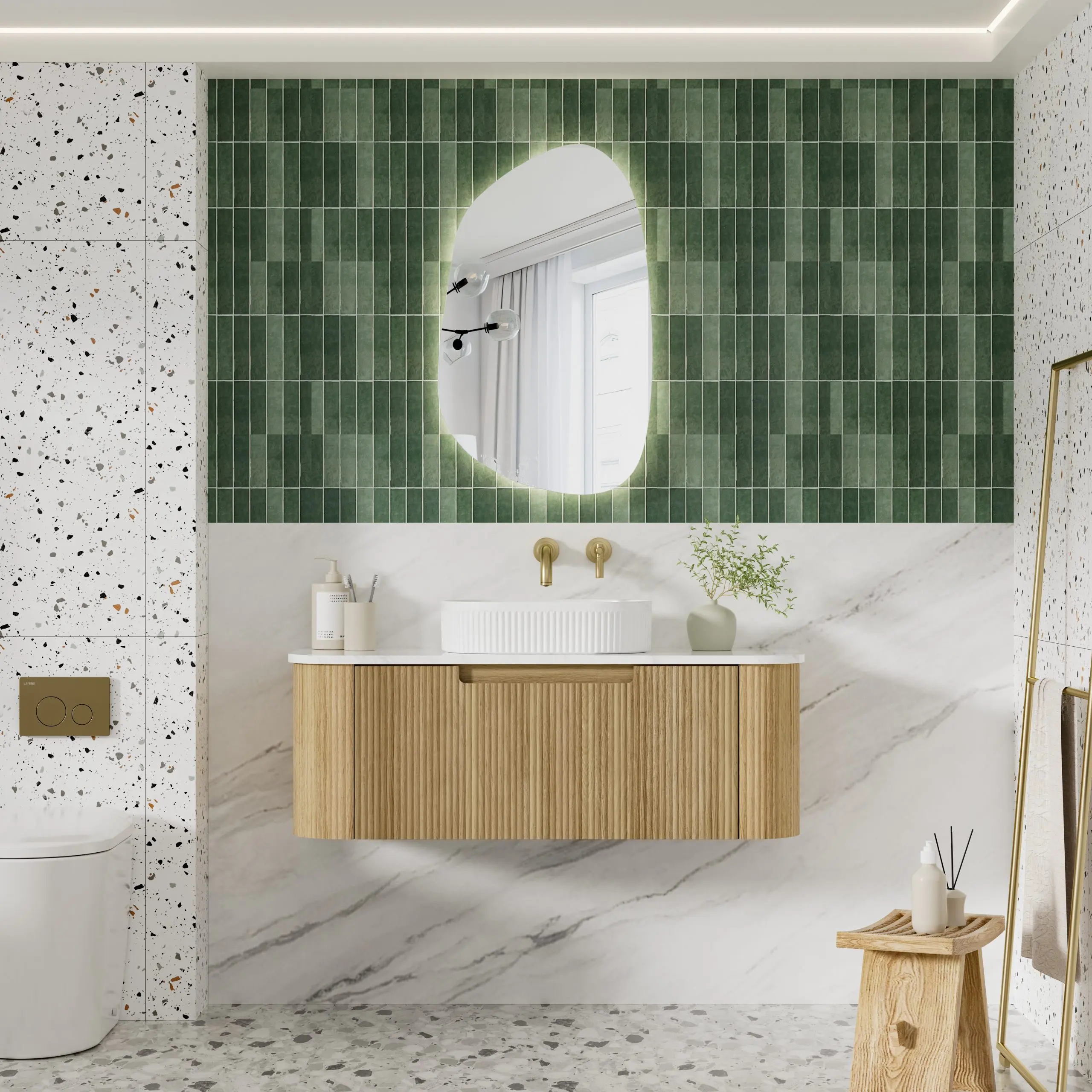 Varcelli Mono Wall Hung Vanity 1200mm