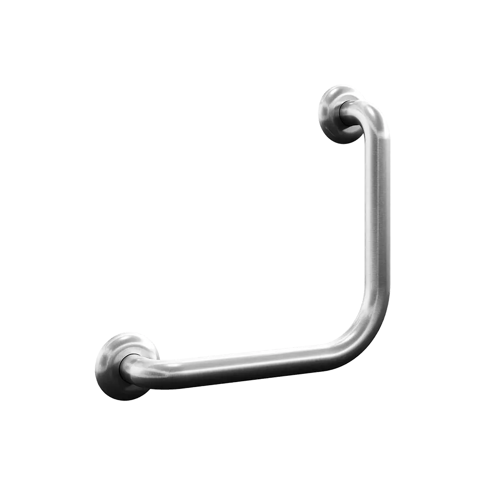 90° Children’s Ambulant Grab Rail in Satin Stainless Steel
