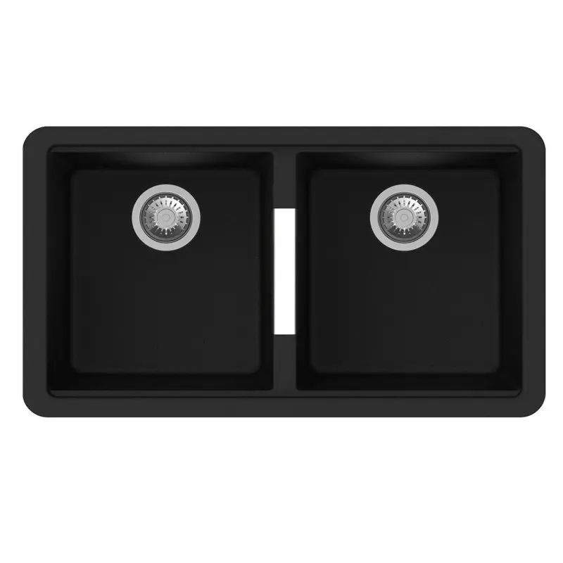 Carysil CG2B3322 Double Bowl Stone Kitchen Sink 824 x 481 x 241mm