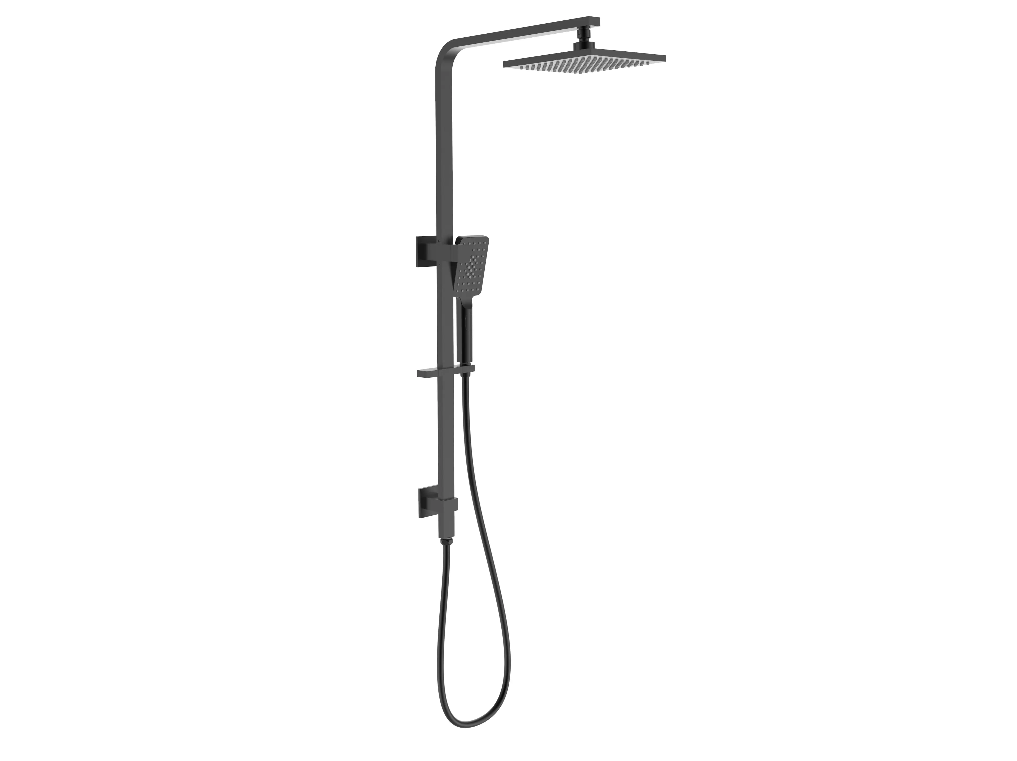 Eden Shower Set Multifunction 200mm -  Matt Black