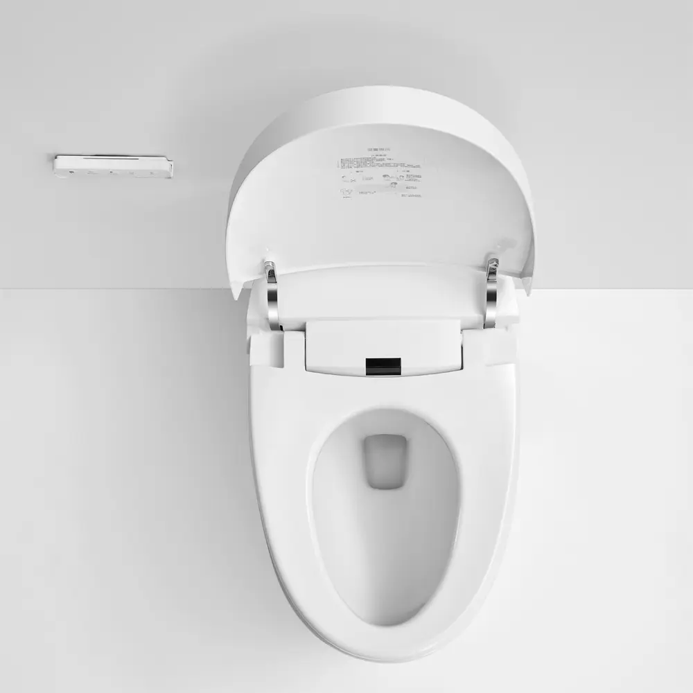 670*405*490mm White Instant Heating Jet Siphon Flushing Smart Toilet