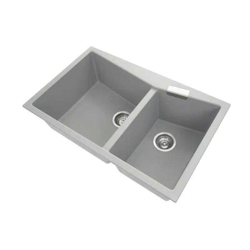 Carysil CGDB 3220 Double Bowl Stone Kitchen Sink 800 x 500mm