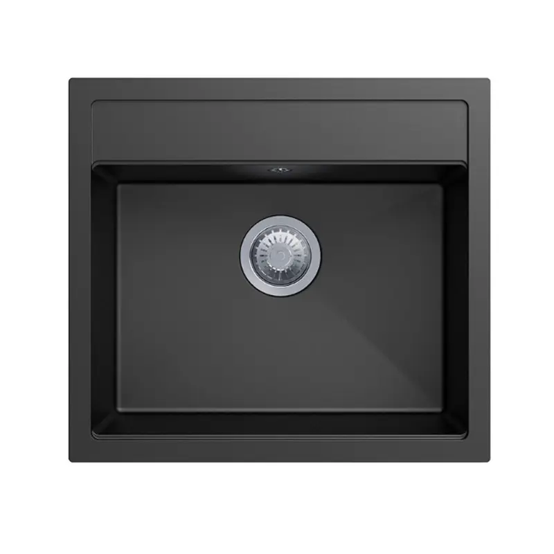 Carysil Waltz 560FE Granite Single Bowl Stone Kitchen Sink 560 x 510mm
