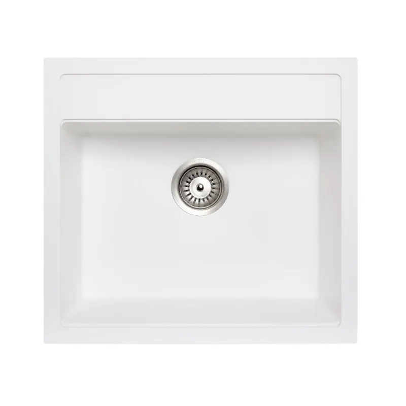 Carysil Waltz 560FE Granite Single Bowl Stone Kitchen Sink 560 x 510mm