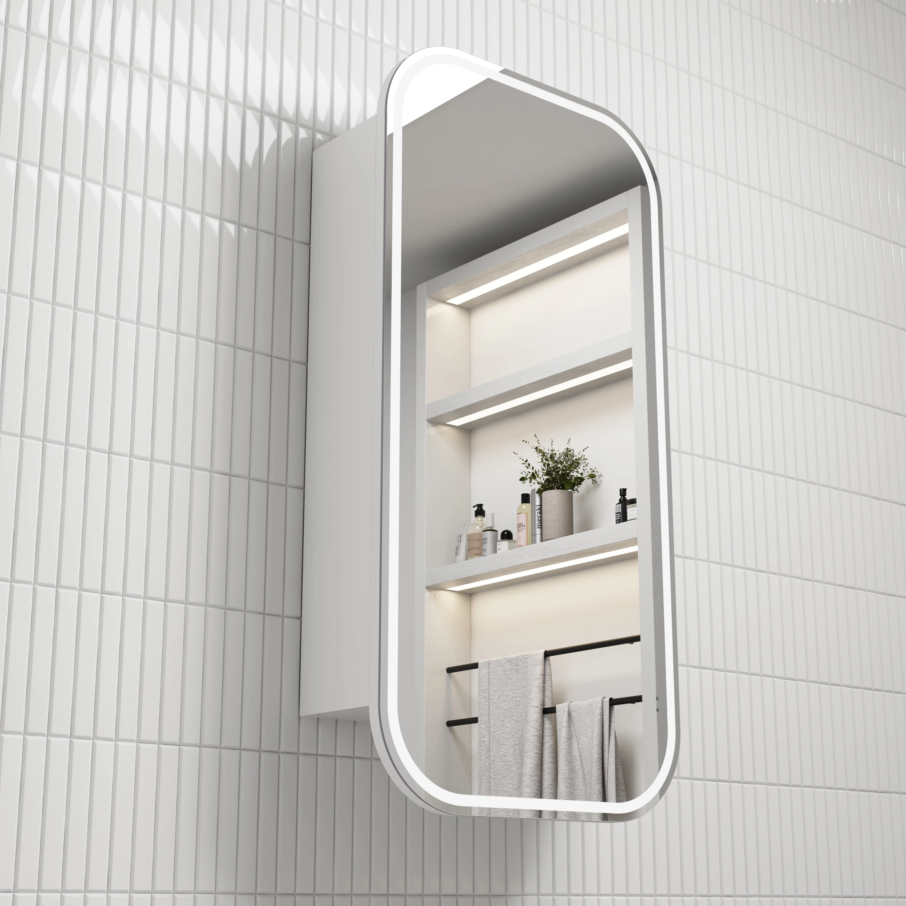 Vienna LED Shaving Cabinet