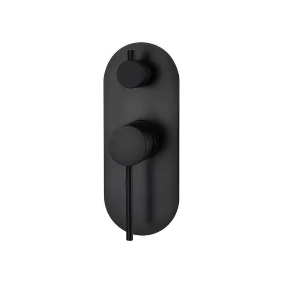Roul Diverter Shower Mixer Matte Black