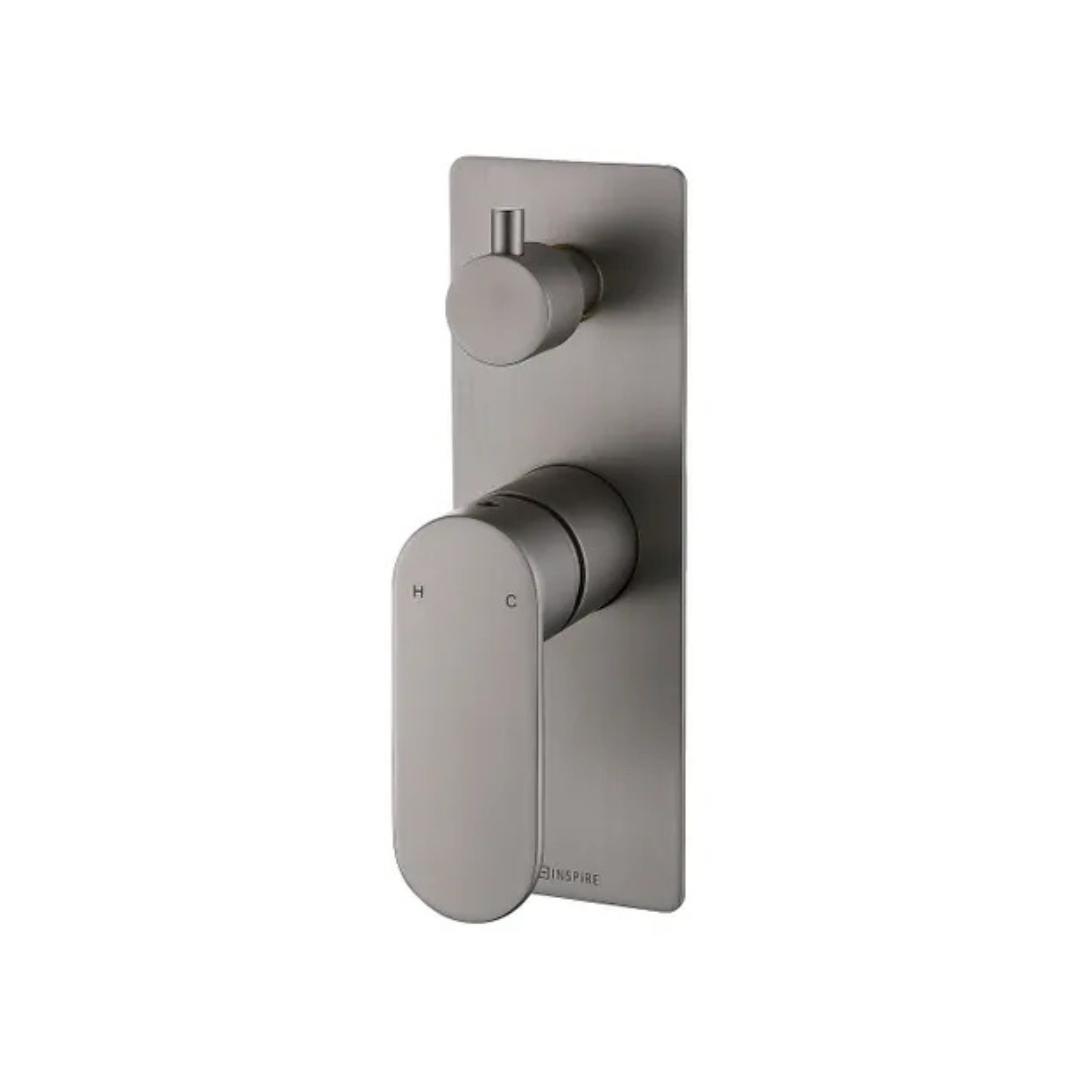Vetto Diverter Shower Mixer Brushed Nickel