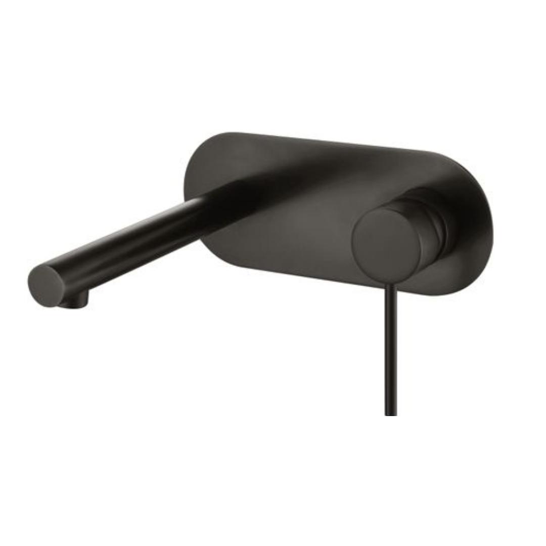 Roul Wall Basin Mixer Gun Metal