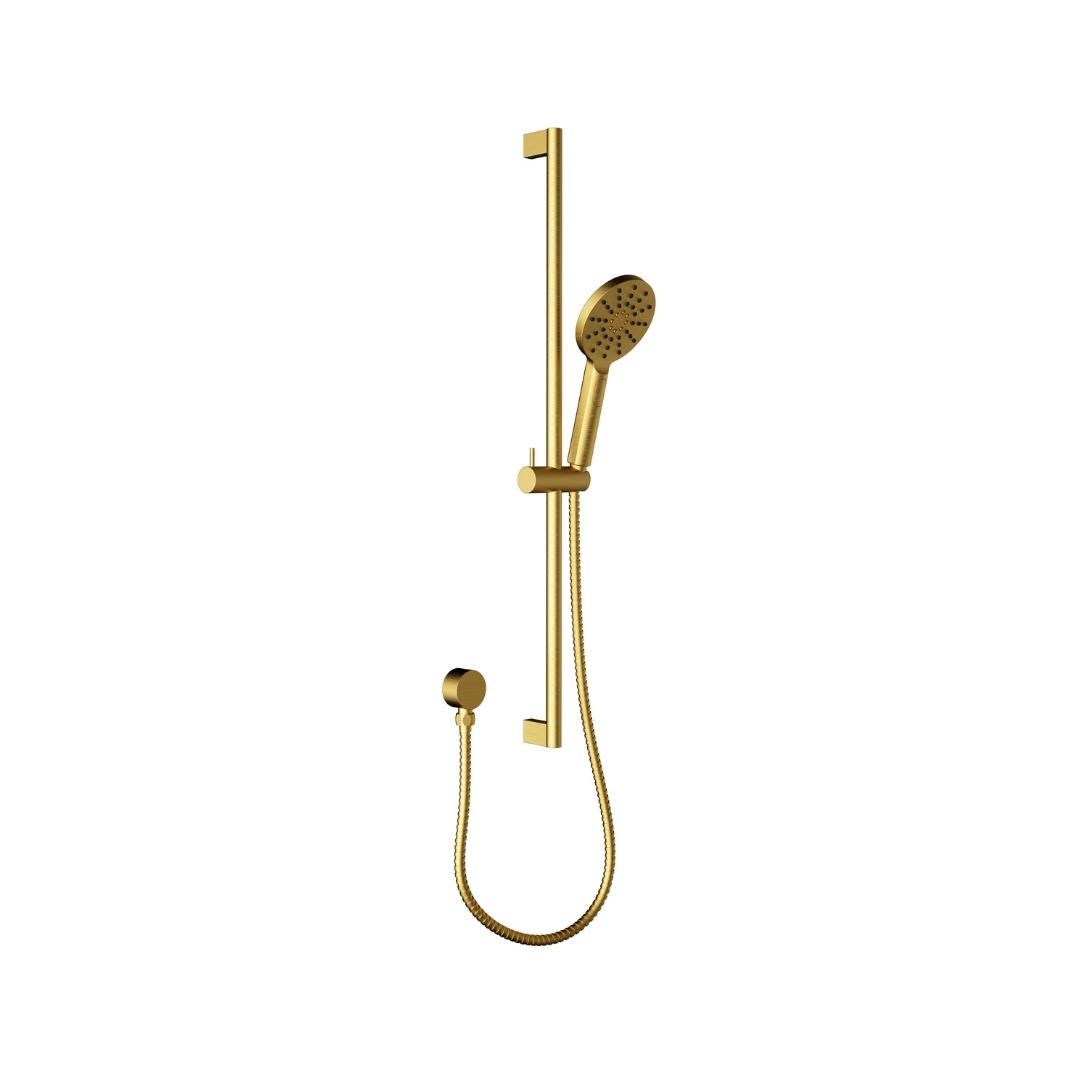 Cora Rail Shower Brushed Gold