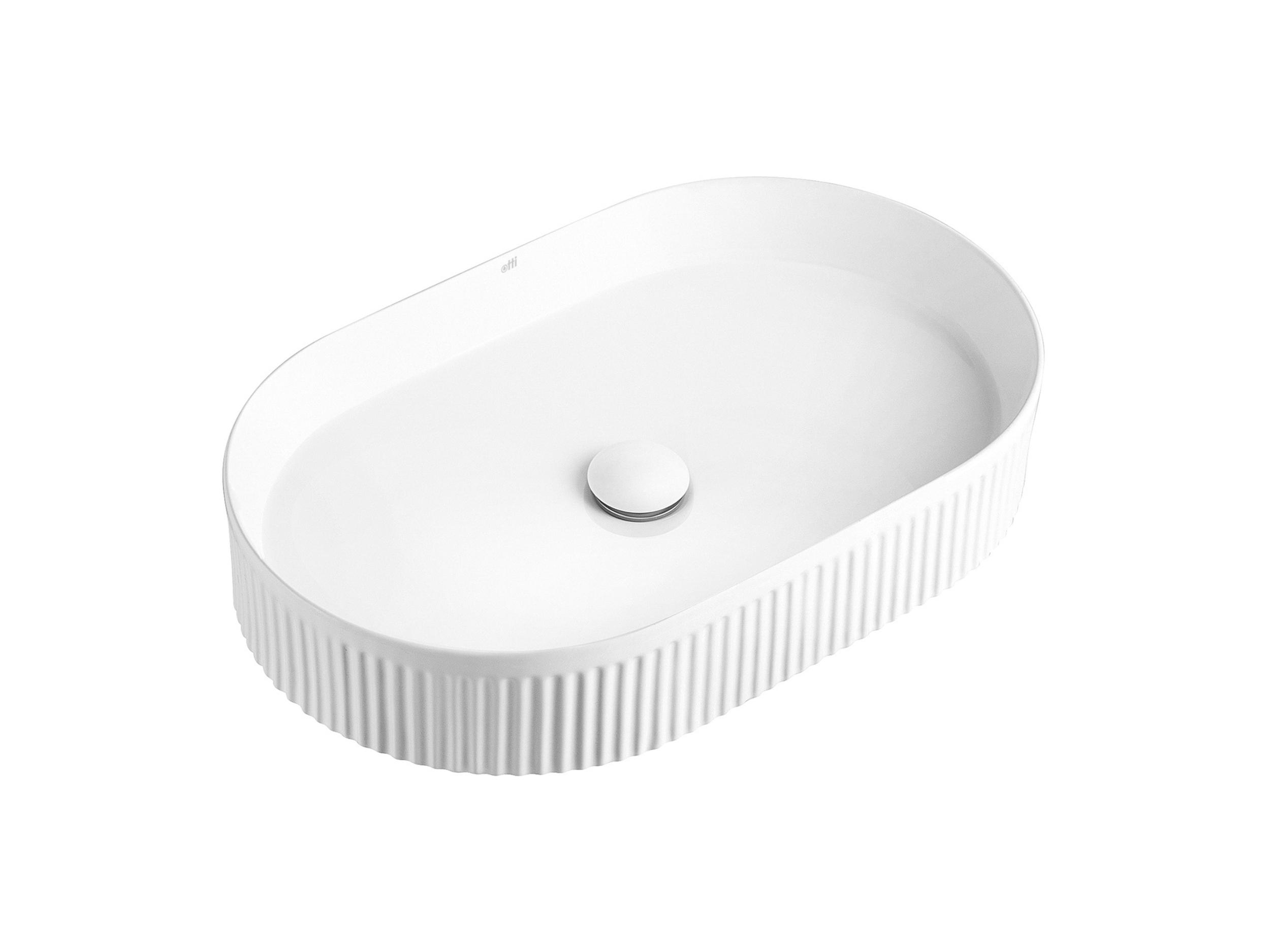 Kensington Oval 560x350x120 Gloss White Basin