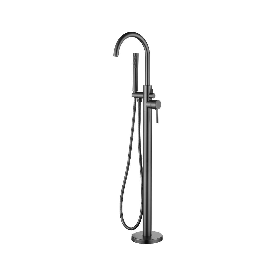 Otus Freestanding Bath Mixer Gun Metal