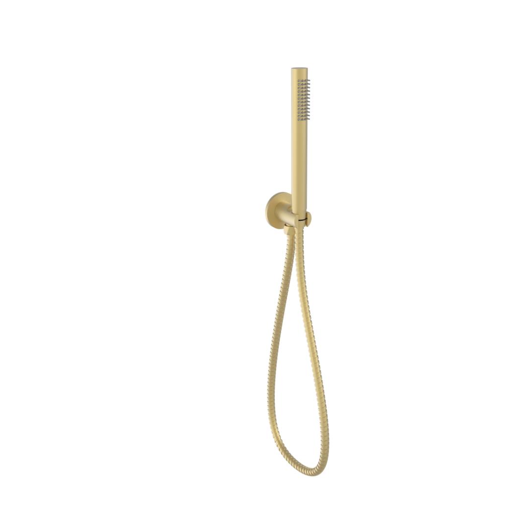 Tube Hand Shower Brushed Gold