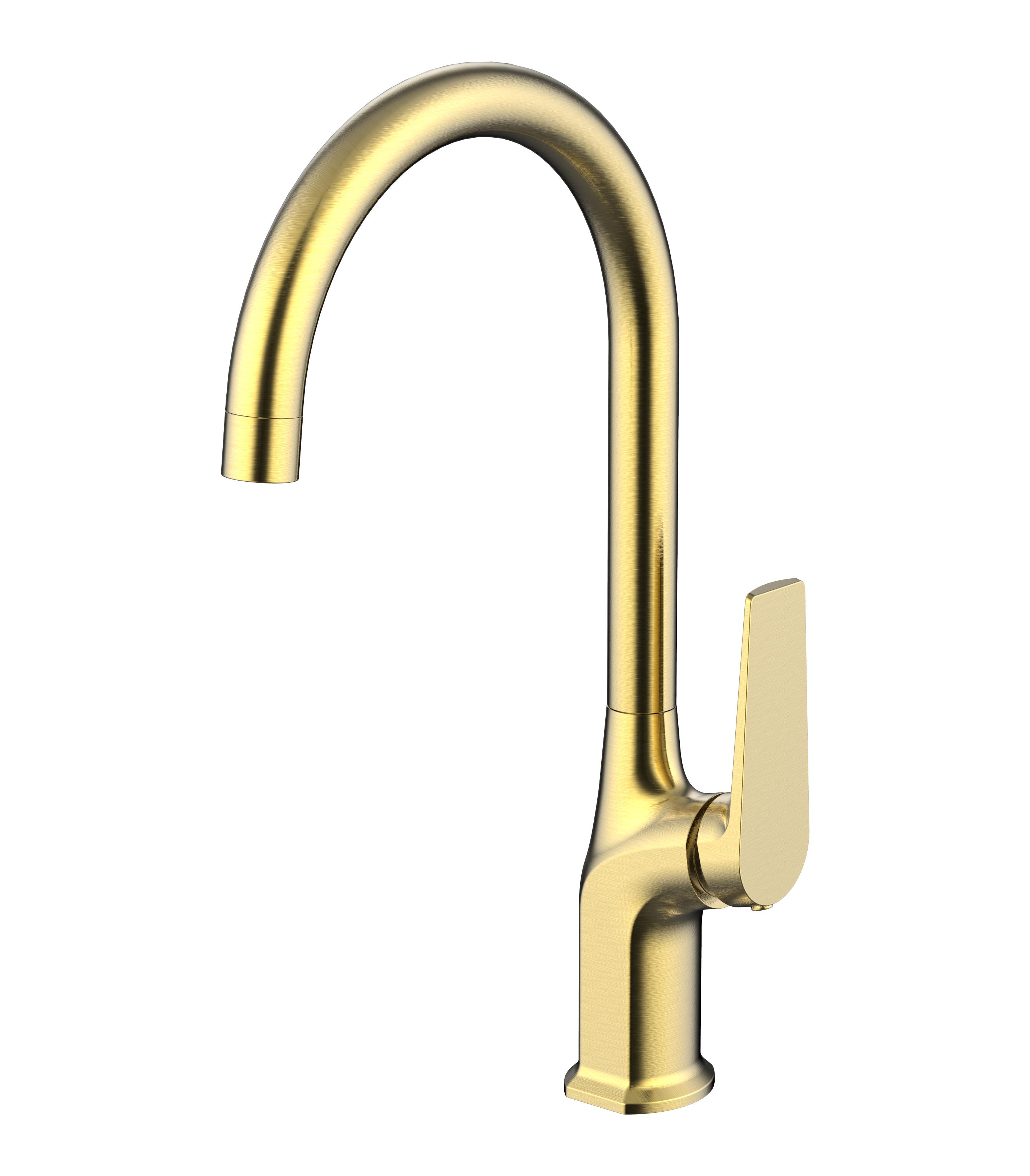 ANATOLIAN BRUSHED GOLD 25MM KITCHEN MIXER TAP
