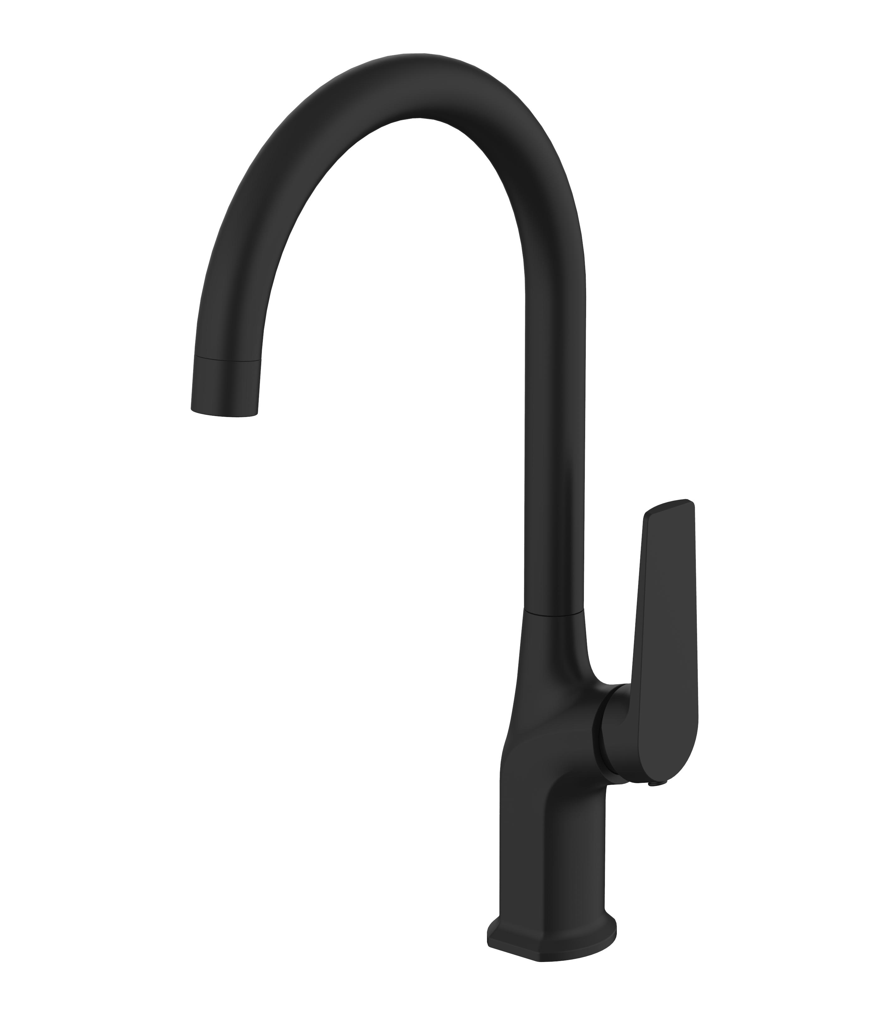 ANATOLIAN BLACK 25MM KITCHEN MIXER TAP