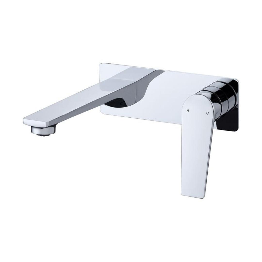 Zevio Wall Basin Mixer Chrome