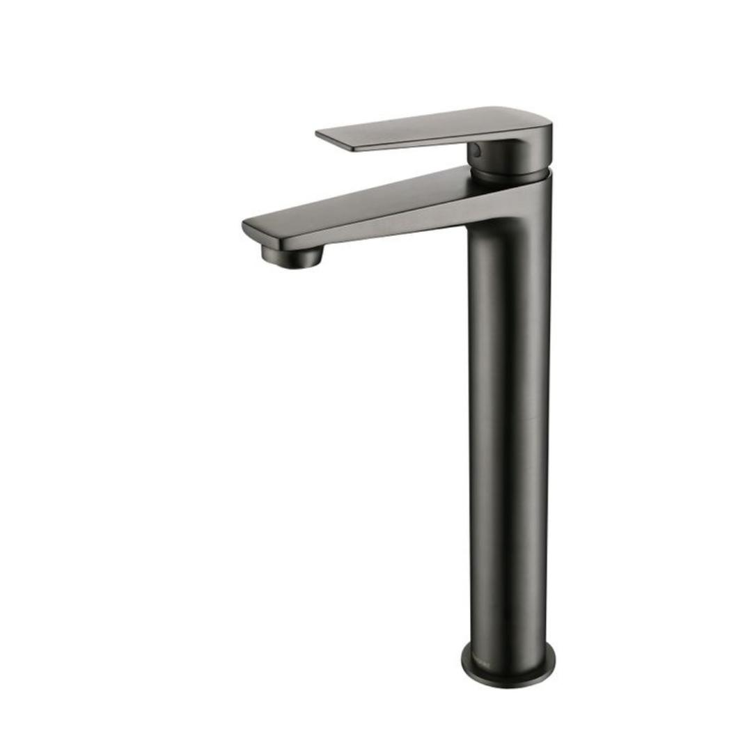 Zevio Tall Basin Mixer Gun Metal