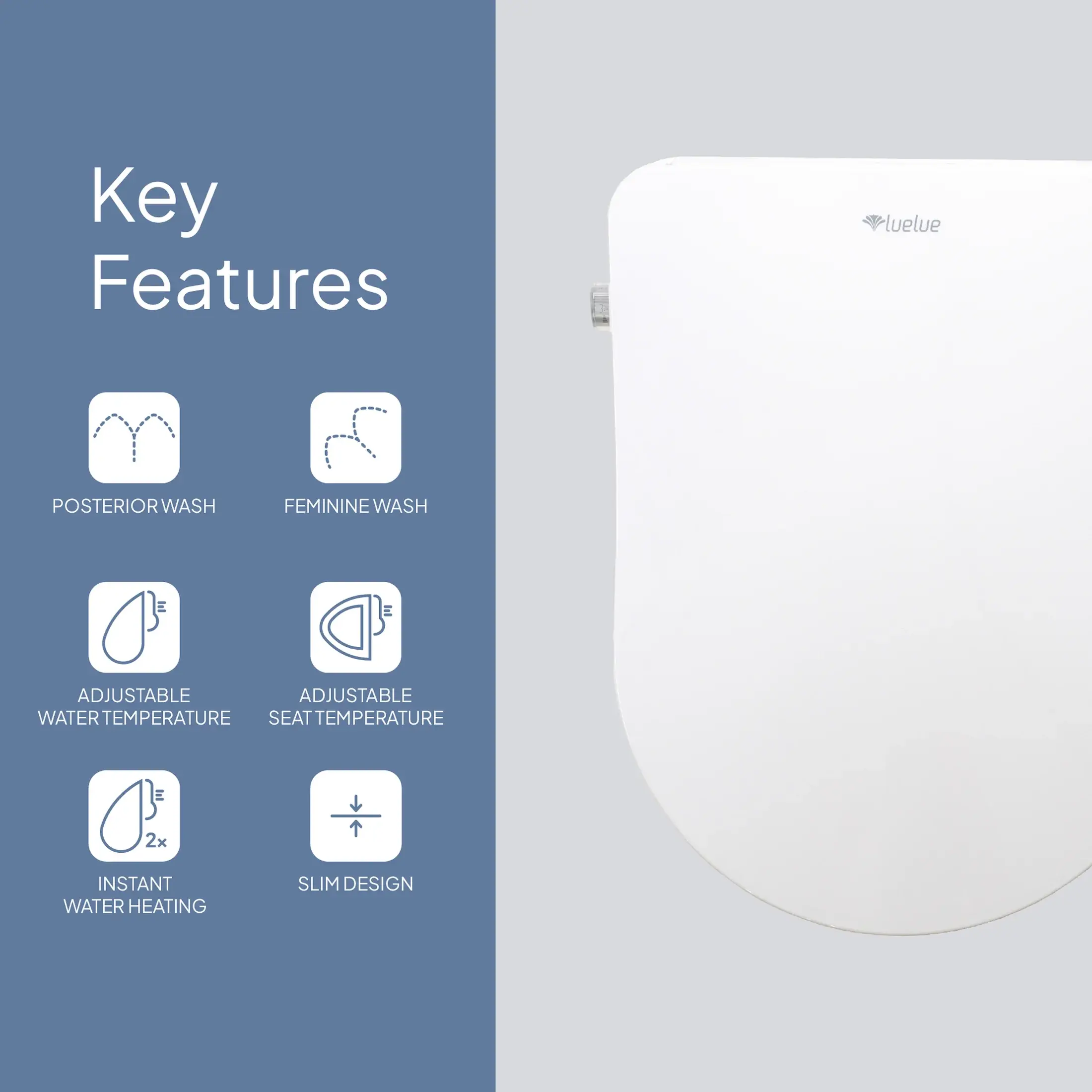 Luelue LB6000 Electric Bidet Seat