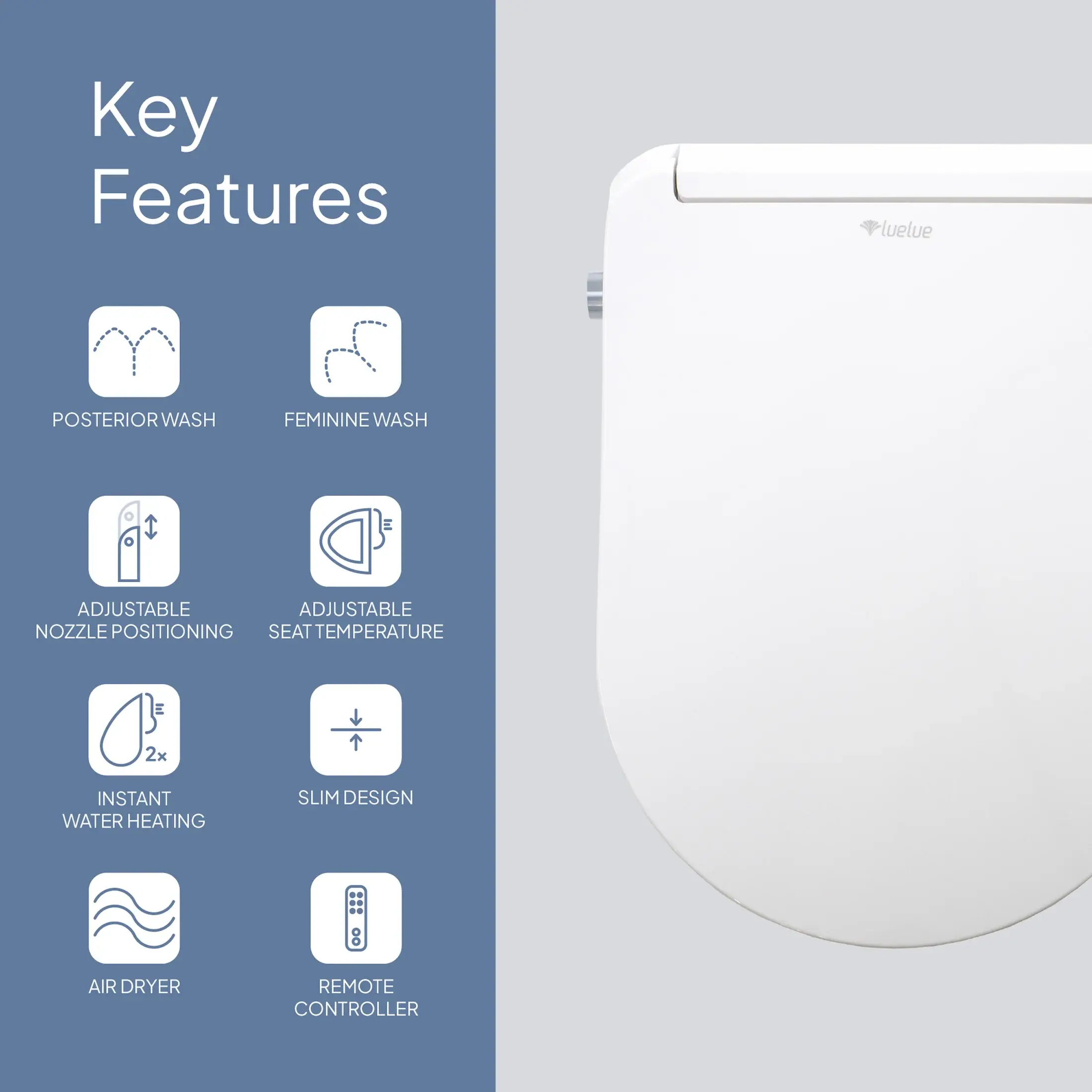 Luelue LB7000 Electric Bidet Seat