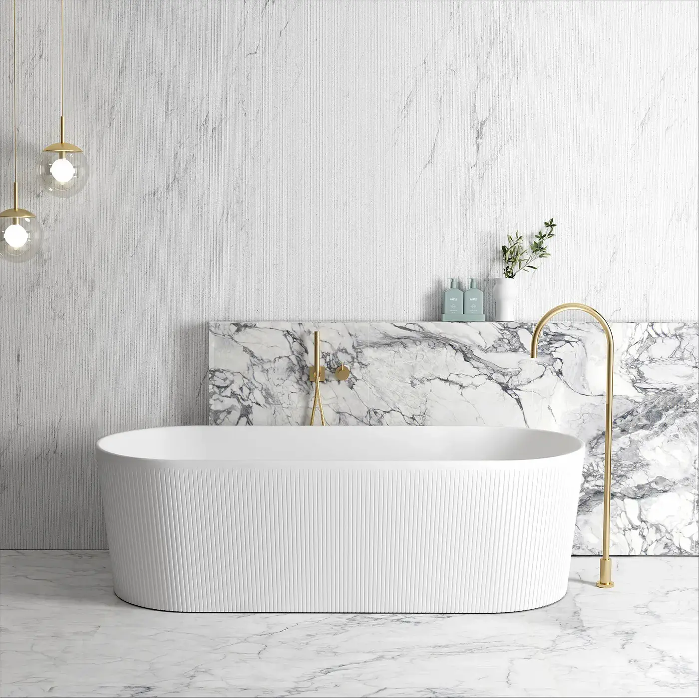 Attica Noosa Fluted Bath
