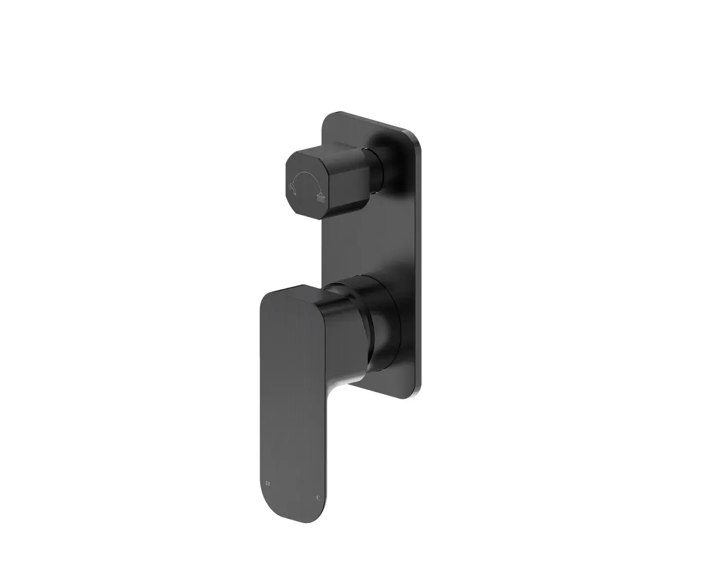 Oskar Shower Mixer With Diverter Gun Metal