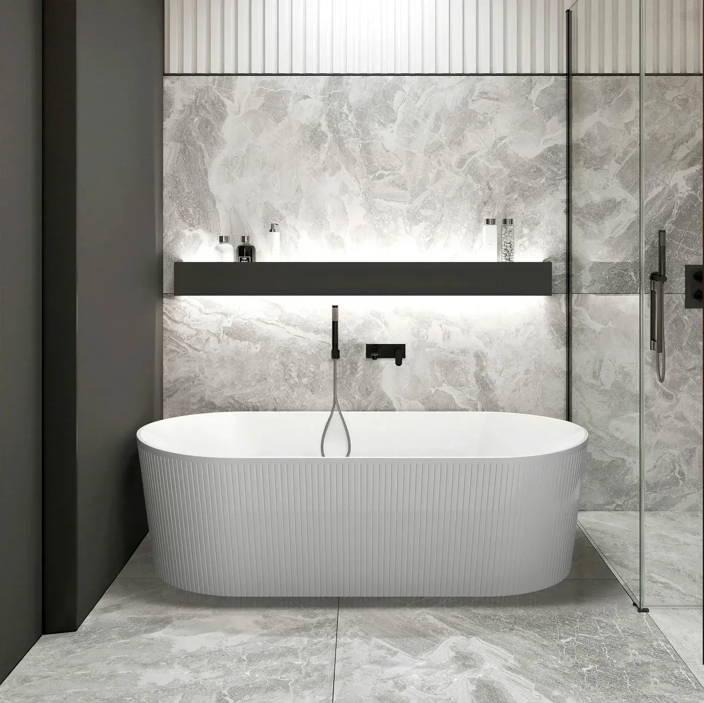 Attica Noosa Fluted Bath