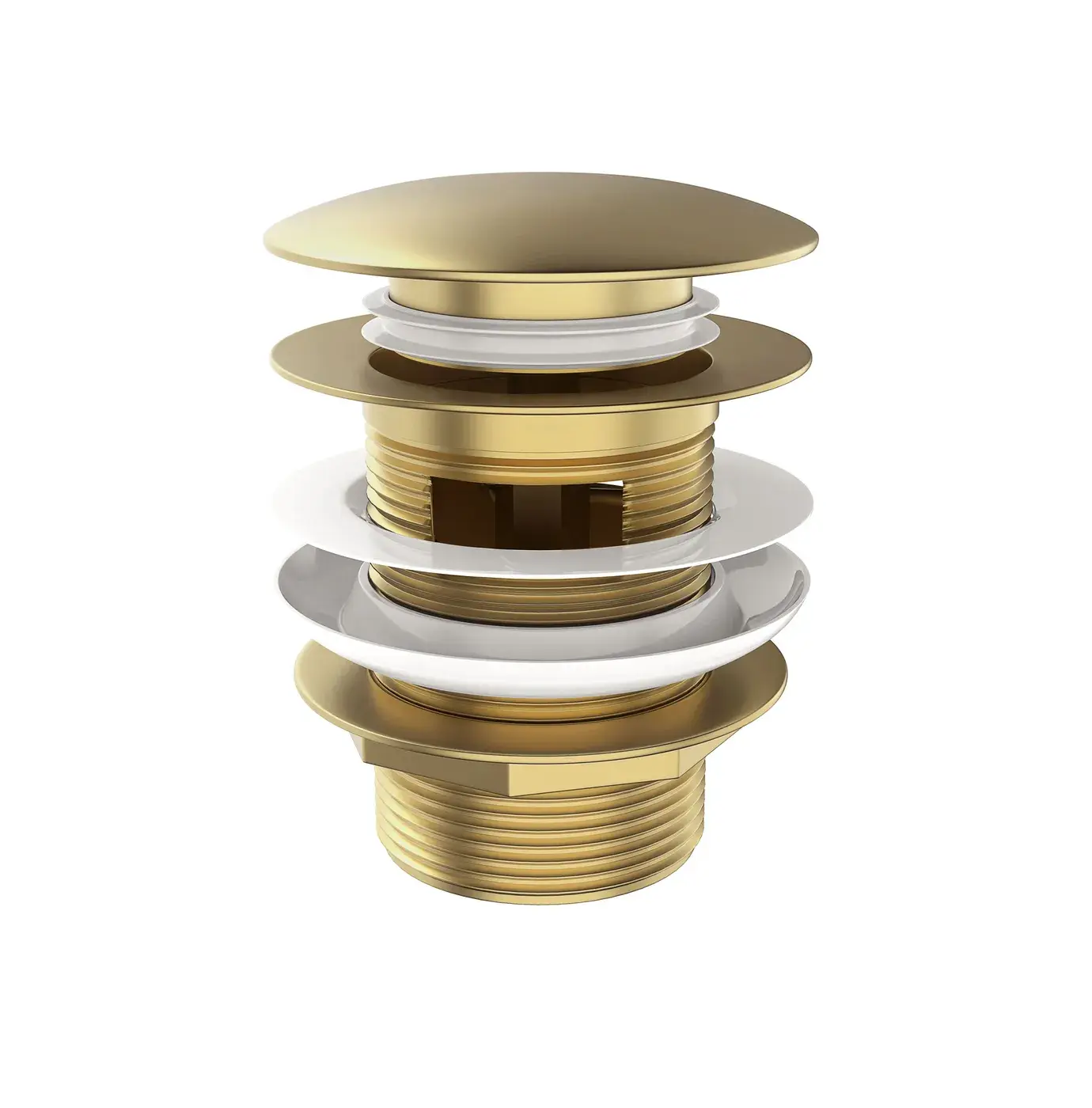 Mushroom Bath Pull Out Popup Waste Overflow