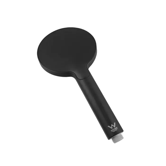 Pavia Compact Twin Shower With 200mm Round Head Matte Black