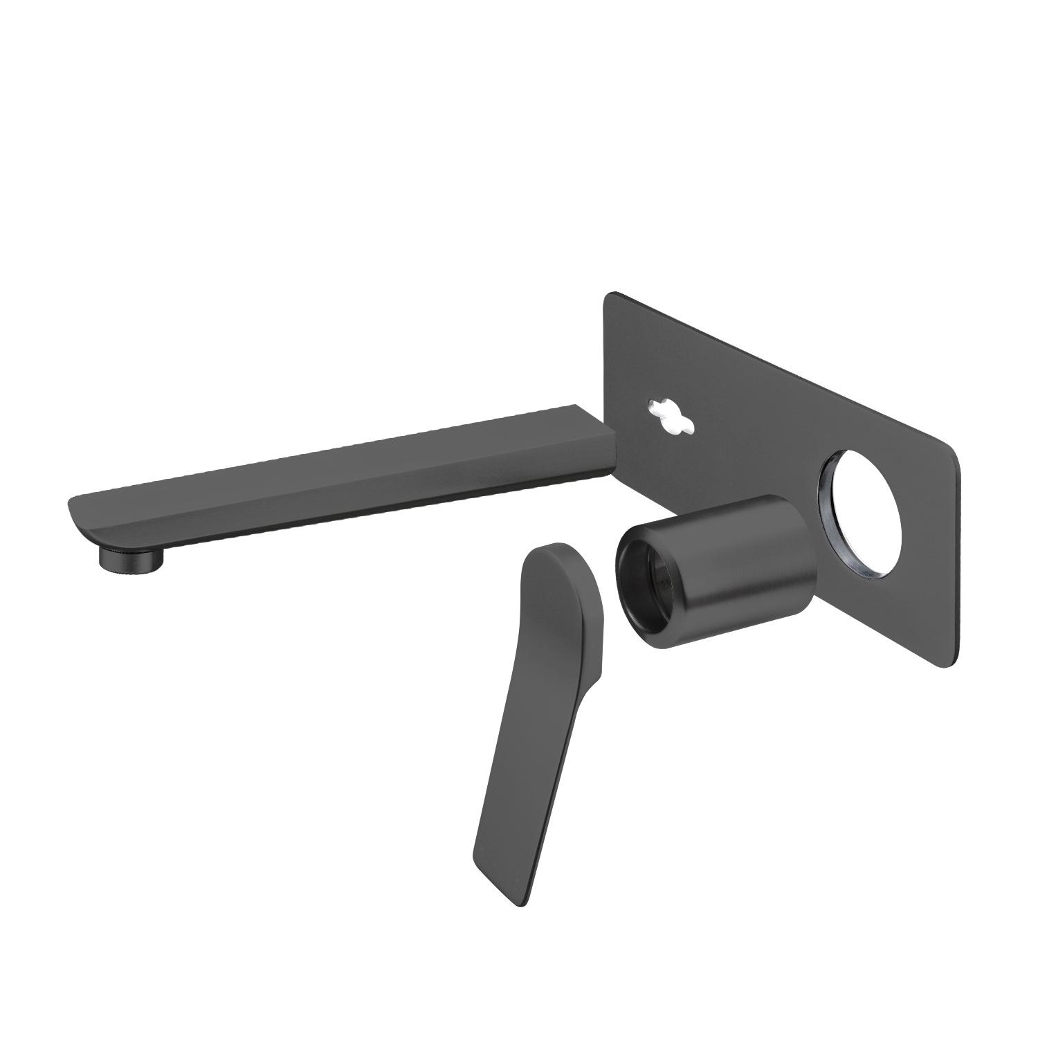RUSHY - Brushed Gunmetal Spout Mixer