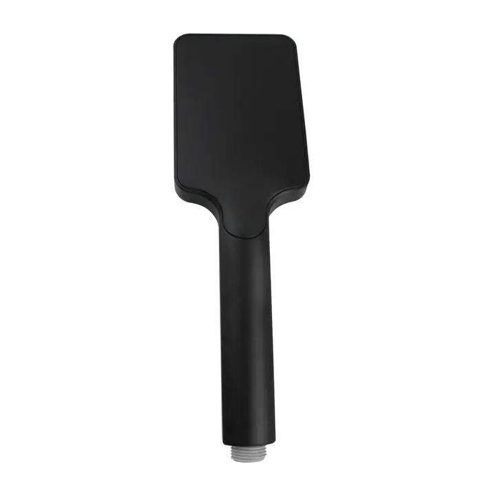 Taran 250mm Matte Black Twin Shower On Rail Top Inlet Square