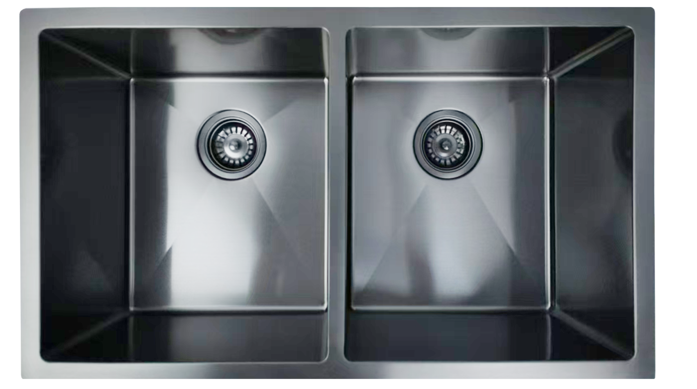 770x450mm Handmade Stainless Steel Kitchen Sink – 1.2mm Thick | 304 Grade | Available in Multiple Colours