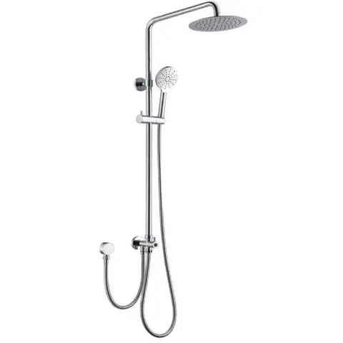 Pavia Dual Hose Twin Shower 200mm Round Head