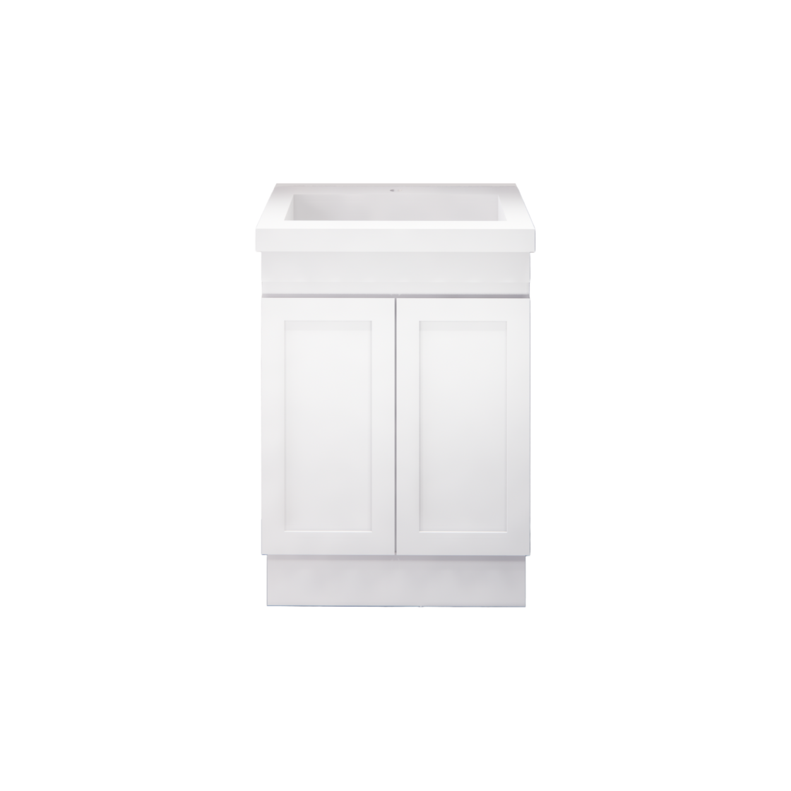 Miami 600 600mm Shaker Freestanding Vanity - Single Bowl (Legs or Kickboard)